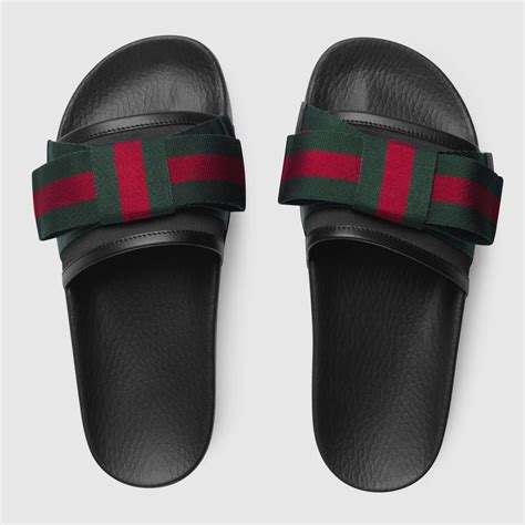 gucci slides with bows|fluffy Gucci slides.